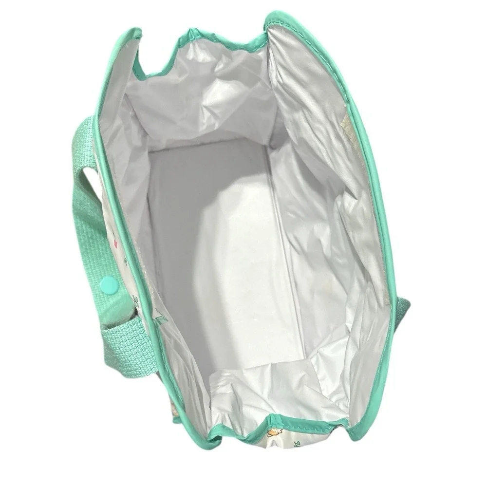 Vintage Peter Rabbit Diaper Lunch Bag Kids‎ Mint Insulated Bottom Zipper Pocket